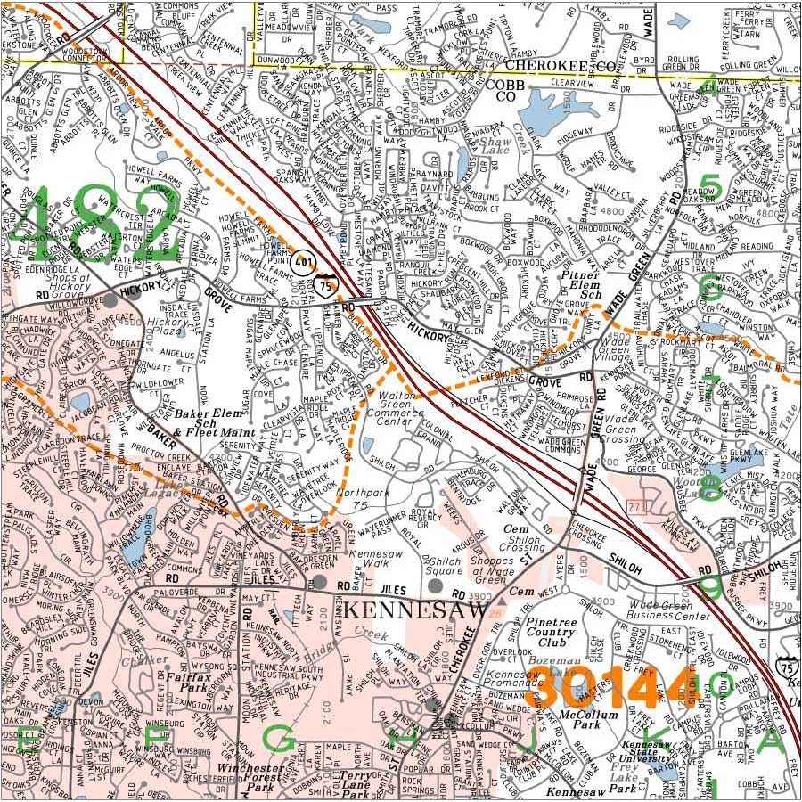 forsyth county ga zip code map Georgia County Wall Map Forsyth County Georgia Wall Map forsyth county ga zip code map