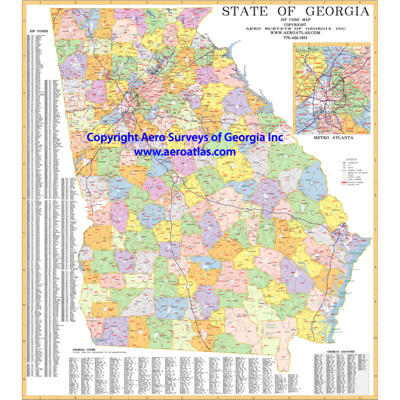 zip code by state chart