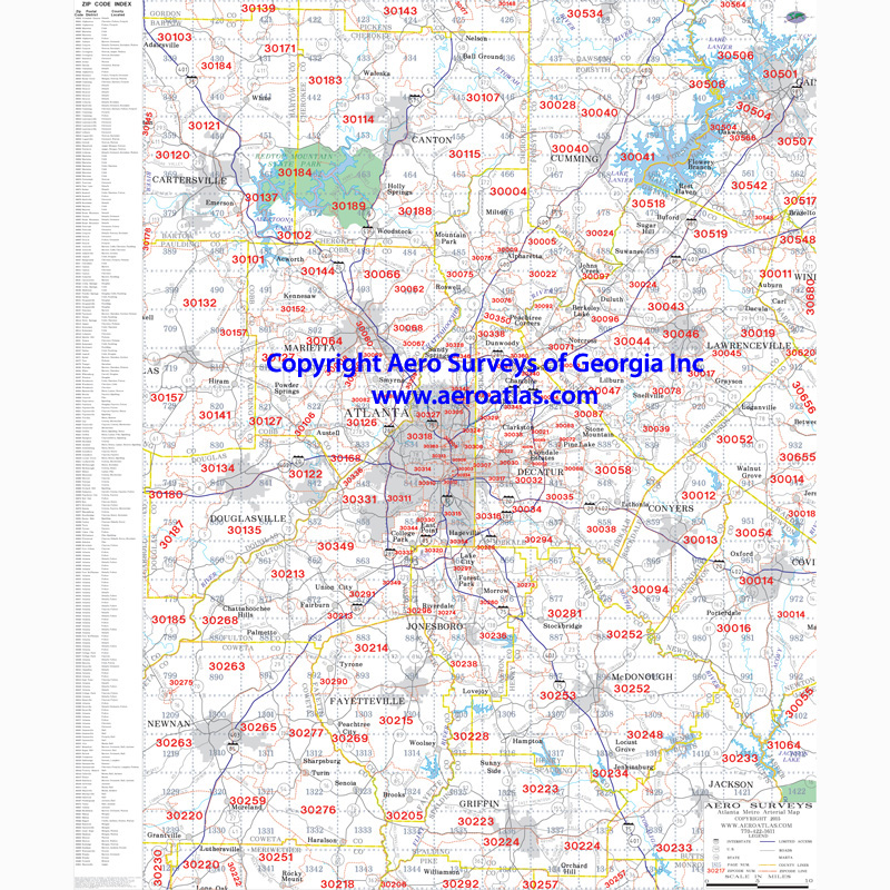 Map Of Atlanta Metro Area Sitedesignco Atlanta Zip Co Vrogue Co