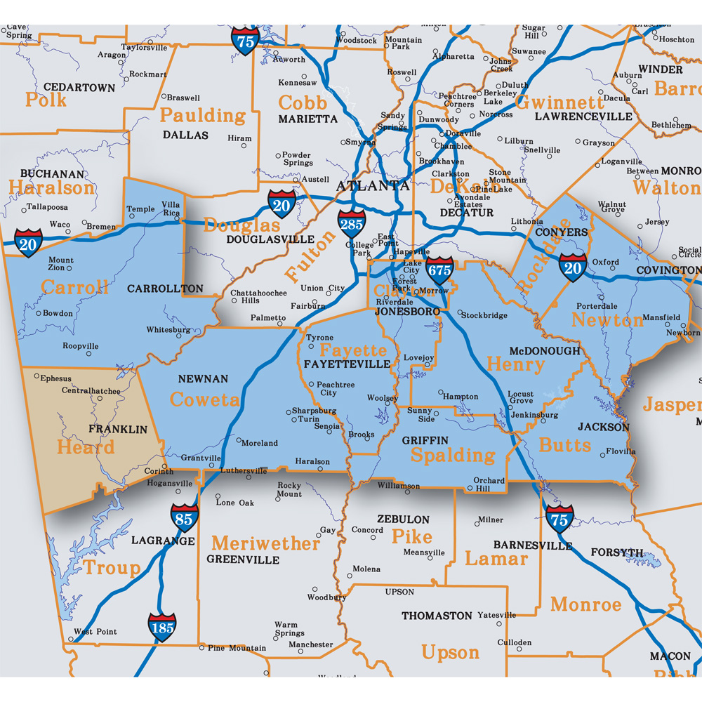 2023-2024 South Metropolitan Aero Atlas coverage area